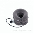 Adjustable hard cervical soft neck traction collar